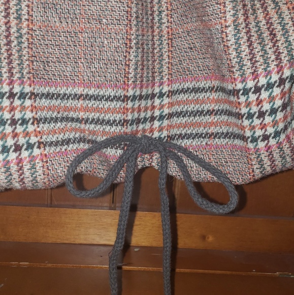 🍂NWOT Plaid Fall Coat w/ Fur Collar 🧥 - Picture 3 of 5